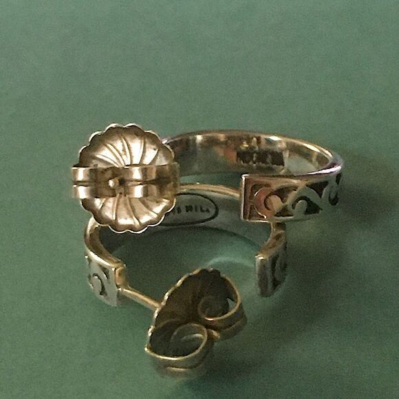 LOIS HILL Sterling Silver Cut Out Hoop Earrings - Picture 3 of 6